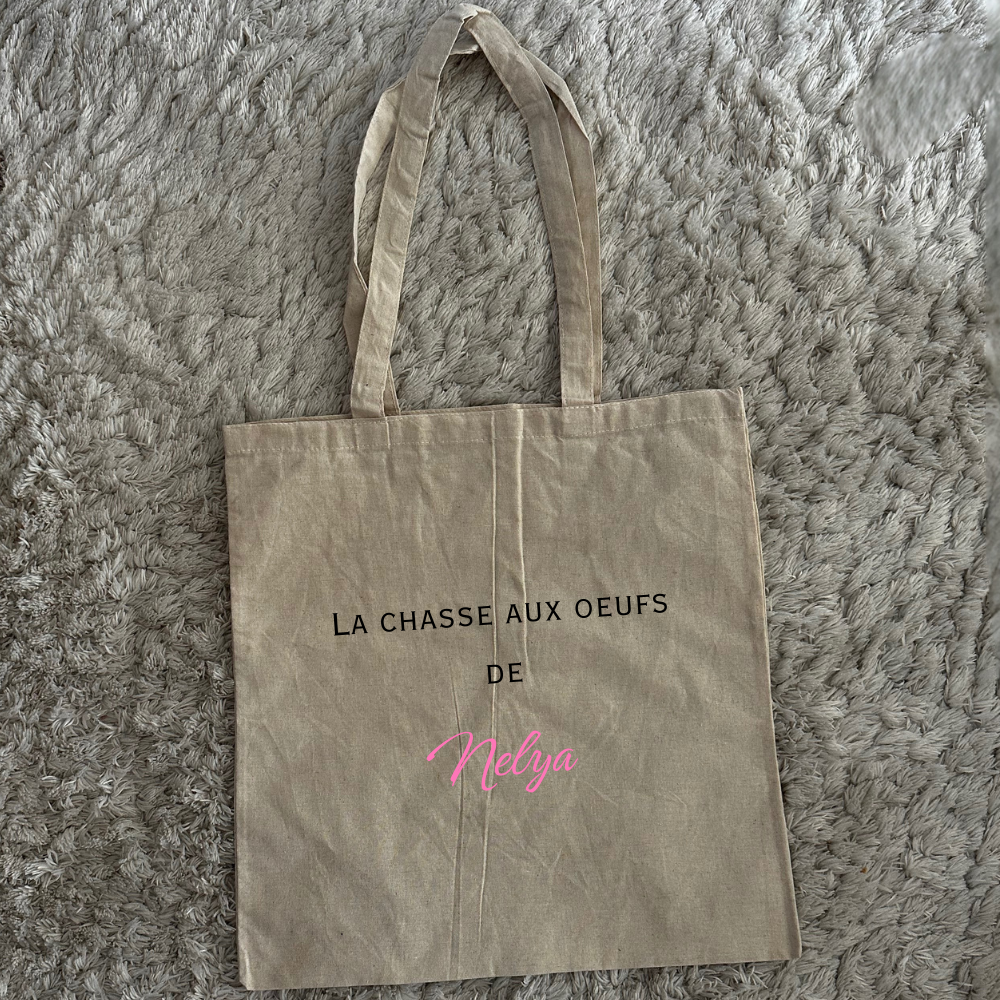 Tote bag - chasse aux oeufs