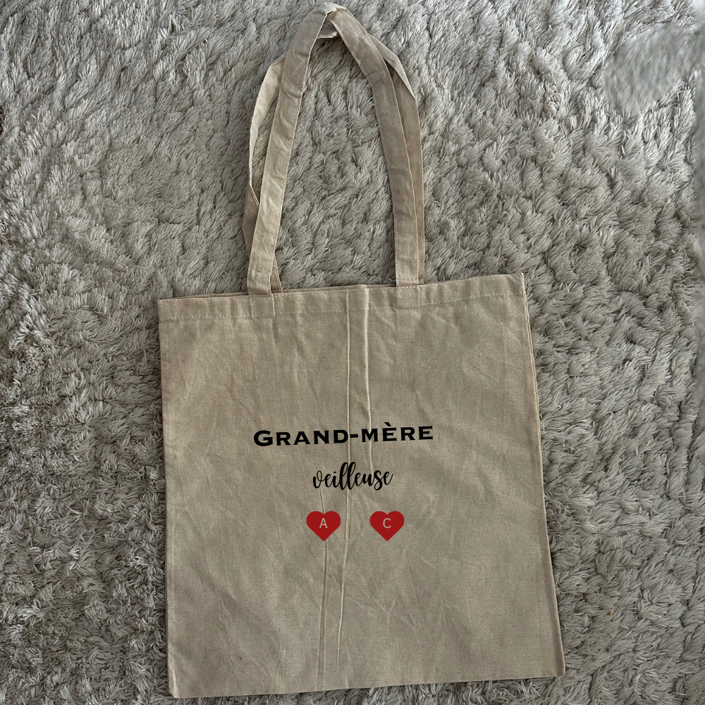 Tote bag Grand-Mère-veilleuse