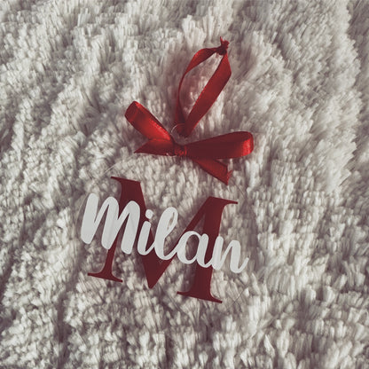 Boules de Noël plexi personnalisée