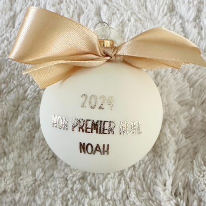 Boule noël personnalisée - Mon premier noël