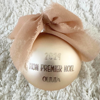 Boule noël personnalisée - Mon premier noël